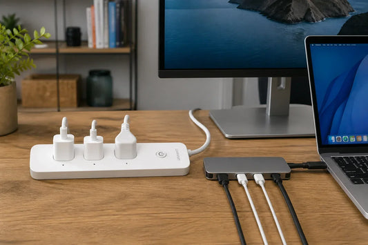 Laptop Wattage: How Many Watts Does a Home Office Use? — organized home charging scene