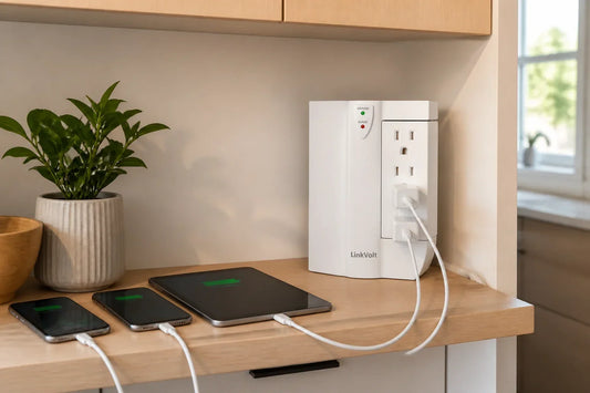 Kitchen Charging Station Ideas: How to Build a Safe, Clutter-Free Setup — organized home charging scene